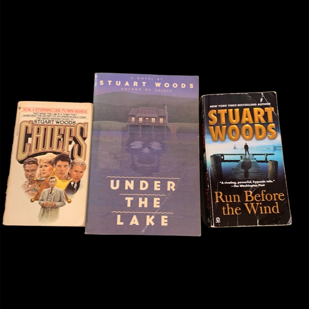3 Stuart Woods Paperbacks